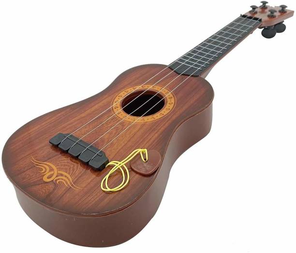 Kmc kidoz 4 String Decor Guitar Children's Musical Instrument Educational Toy Small Guitar for Beginners Kids Child Toys Best Gift for Kids,Boys and Girls