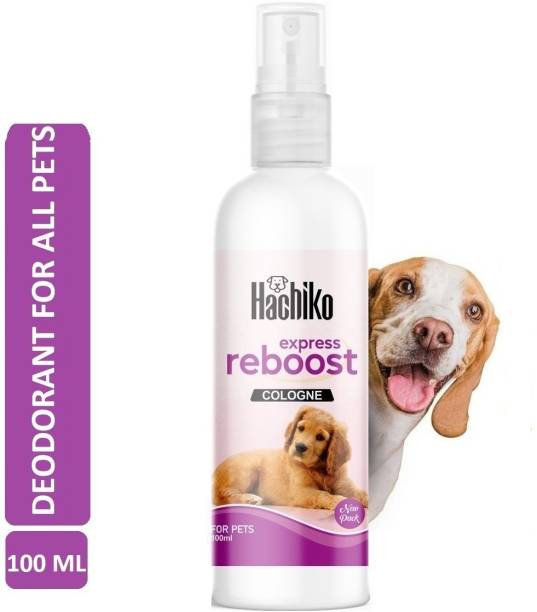 Hachiko Best Quality Amazing Odor Dog Reboost Perfume Spray Deodorizer Freshener For All Dog Breeds Dog & Cat Dog, Cat, Rabbit, Hamster, Safe Deodorizer (100 ml) Deodorizer