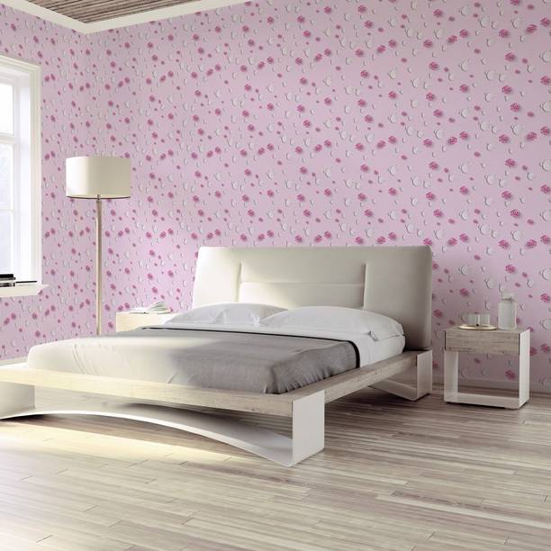 Flipkart SmartBuy Wall Stickers Wallpaper Home Paisley Royal Brown Self