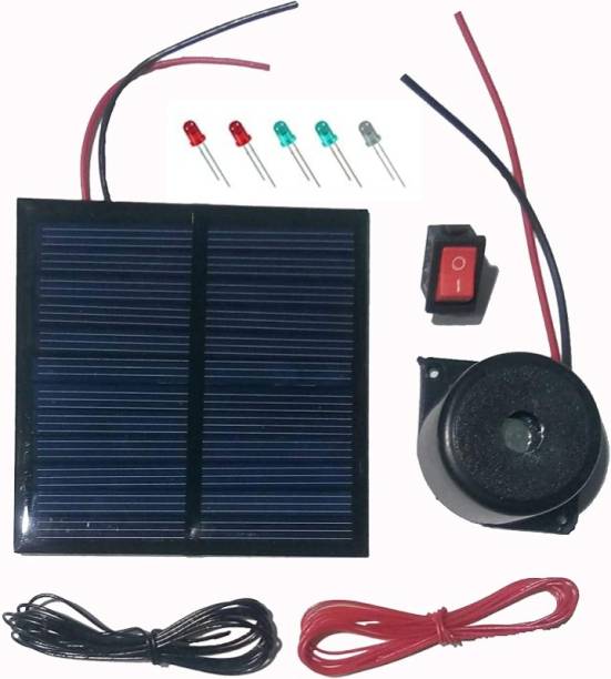 VITSZEE Good Quality science project working model solar alarm kit for students| for School-College| Solar Educational DIY Kit | Science Experiment | Physics Practical | Fun Innovation | Learning Educational Stem| Fun-Magic Learning |Science Fair | Model | Tinkering Lab| Activity | Solar plate, buzzer, LEDs, Swich Educational Electronic Hobby Kit