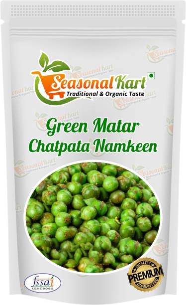 Seasonal Kart Masala Green Matar / Roasted Peas Spicy & Crunchy |Roasted Green Peas Masala