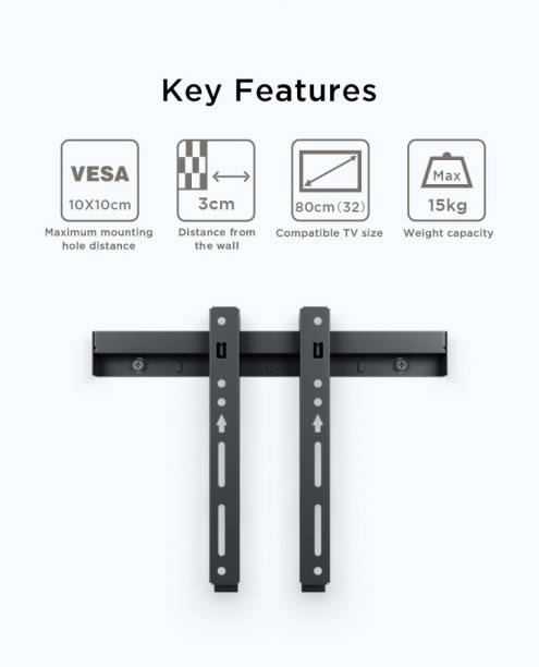 parth 14 to 32 Inches TV's Wall Mount Bracket For All B...