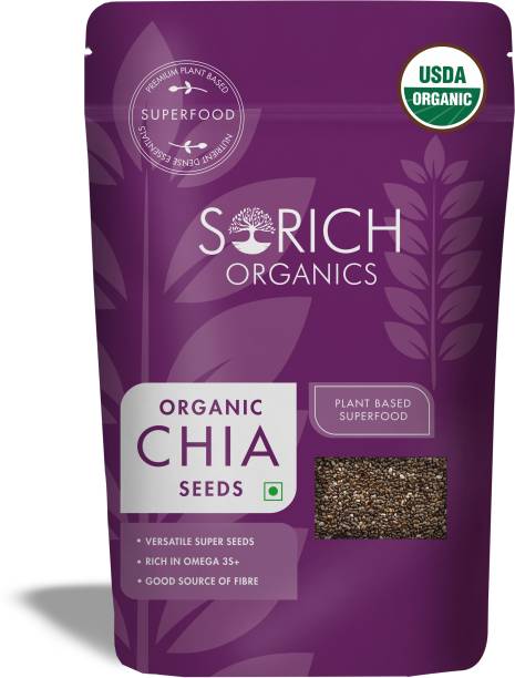 Sorich Organics USDA Organic Chia Seeds-250GM|Chia Seeds For Weight loss Chia Seeds