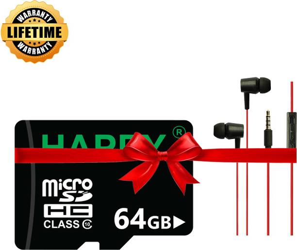 HAPPY MEMORIES HAPPY 64GB MMC CARD 64 GB MicroSD Card Class 10 15 MB/s Memory Card