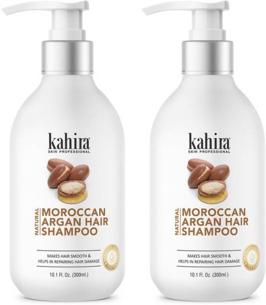 Kahira Moroccan Argan Hair Shampoo Make Hair Smooth & Helps Repairing Hair damage Free From Silicones, Sulphate & Parabens
