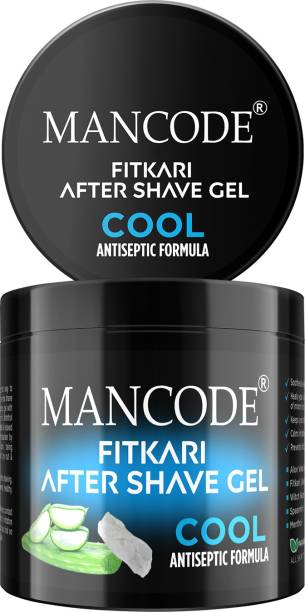 MANCODE Fitkari After Shave Gel Cool Antiseptic Formula for Men 100g,, PACK OF 1