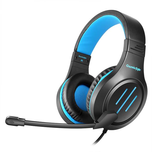 Top Headset Over The Head cheap price 5stars Flipkart in India 100 Cosmic Byte Blazar Wired Gaming Headset