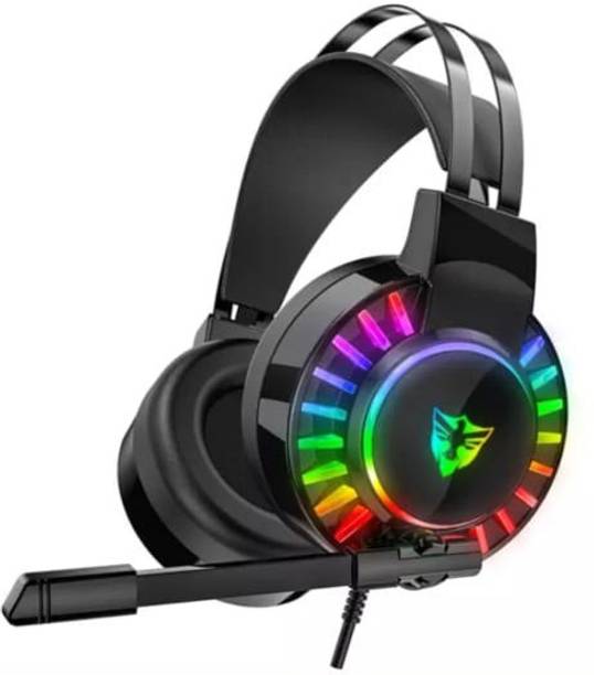 Top Headset Over The Head cheap price 5stars Flipkart in India 83 RUAM Gaming Headset, over Ear Gaming Headphones with mic Wired headset Wired Gaming Headset