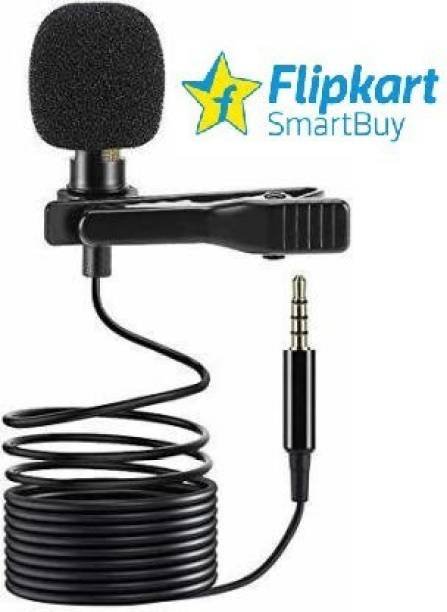 Flipkart SmartBuy Coller Microphone Clip Microphone For Youtube/news reporter/voice recording Collar Mike for Voice Recording | Lap-el Mic Mobile, PC, Laptop, Android Smartphones, DSLR Camera microphone Noise Cancellation good quality long wire Microphone Microphone