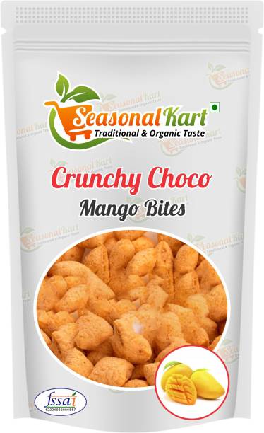Seasonal Kart Breakfast Cereal, Multigrain Choco Mango Fills (Made with Oats, Corn, Wheat, Rice, Zero Cholesterol Mango Dark Choco Fills) Pouch