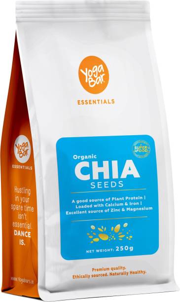 Yogabar Yogabar Roasted Organic for Weight Loss Black Chia Seeds
