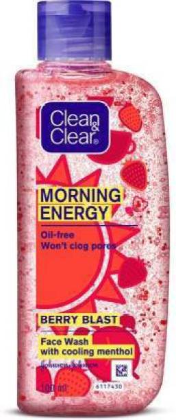 Clean and Clear Morning Energy Berry Blast  100 ml Face Wash