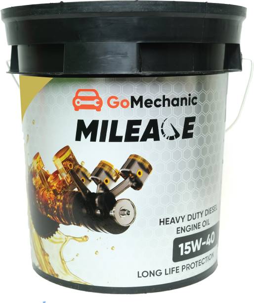 GoMechanic Mileage 15W40 API CF 4 SG High Performance Longer Protection Heavy Duty Premium Quality Engine Oil For Diesel Passenger & Commercial Cars GMUNZZLB017 Heavy Duty Engine Oil