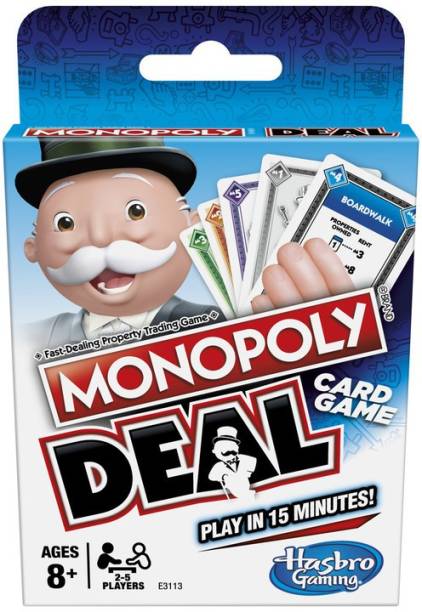 HASBRO GAMING Monopoly Deal Card Game for Families and Kids Ages 8 and Up
