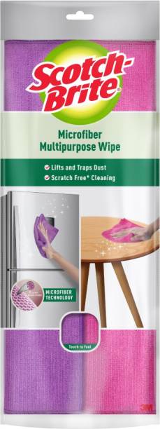 Scotch-Brite Multipurpose Wipes 2 packs Wet and Dry Microfibre Cleaning Cloth