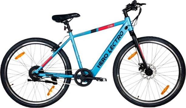Hero Lectro c3 27.5 inches Single Speed Lithium-ion (Li-ion) Electric Cycle