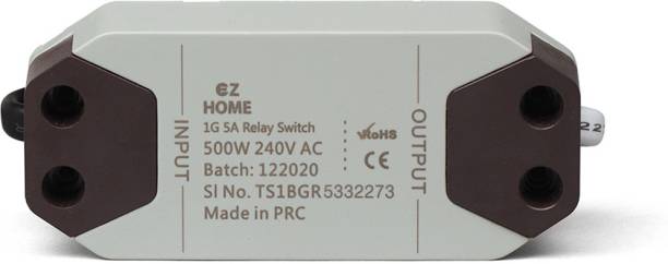 TATA POWER EZ HOME Wifi Smart Switch Convertor for Light, 5A 1 Channel Retrofittable Smart Switch