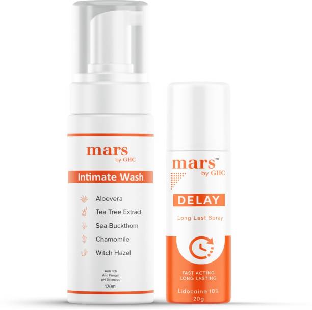 mars by GHC Intimate wash and delay spray for perfect intimate care