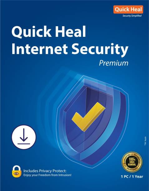 QUICK HEAL 1 PC PC 1 Year Internet Security (Email Delivery - No CD)