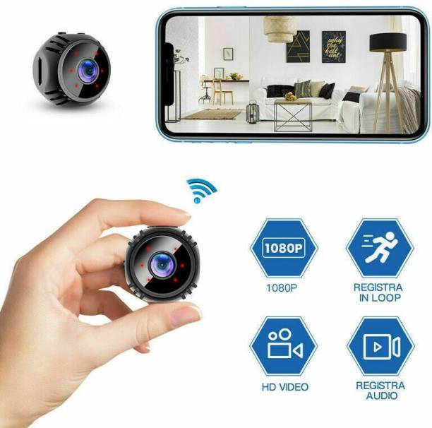 OJXTZF Hidden WiFi Mini Camera,HD 1080P Wireless Cam-Magnetic Nanny Cam with Motion Detection Night Vision for Home, Car, Drone, Office Spy Camera