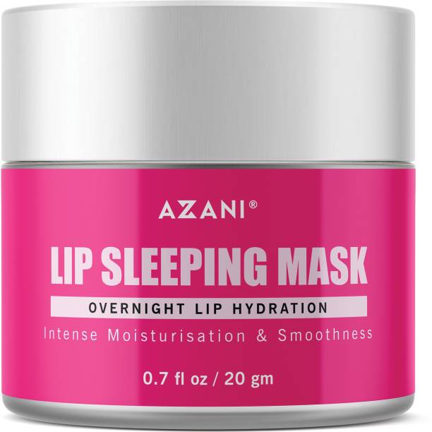 Azani Lip Sleeping Mask with Vitamin C, Shea Butter & Almond Oil |Dry, Dark & Chapped Lips|Deep moisturizer & lightening Shea Butter