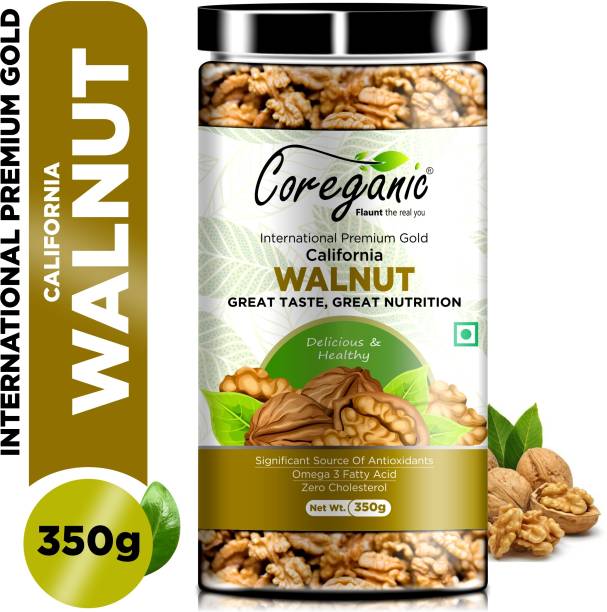 Coreganic International Premium California Gold Walnut Kernels (Akhrot Giri) Walnuts