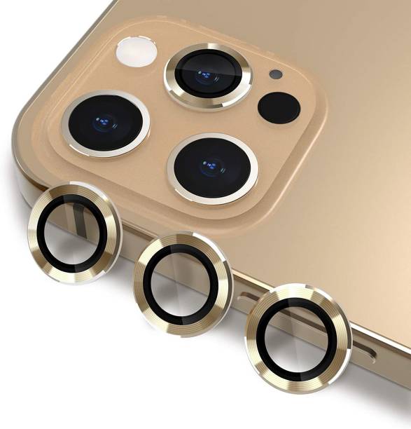 Unique4Ever Camera Lens Protector for Apple IPhone 12 Pro Metal Camera Ring Protector High Definition Anti-Scratch Dust Proof Bubble-Free Camera Lens