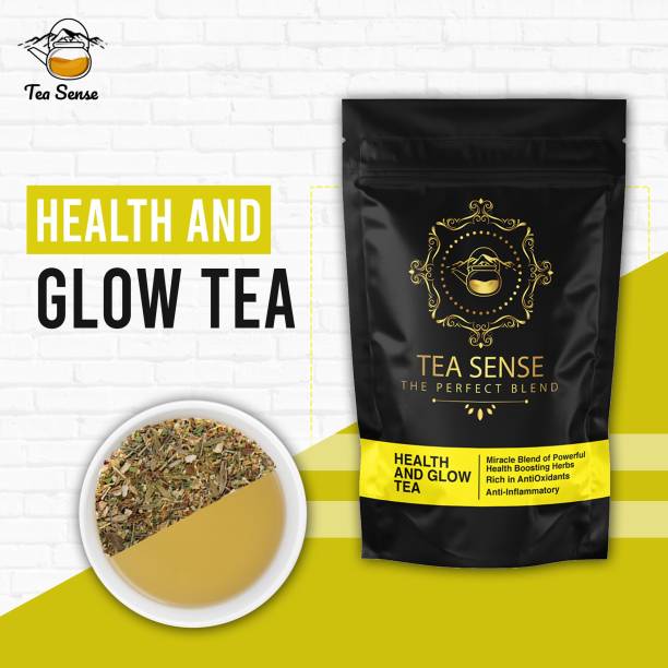 Tea Sense Health & Glow Tea For Glowing & Healthy Skin Black Pepper Herbal Tea Pouch