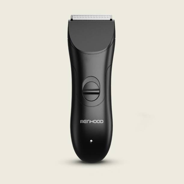 MENHOOD Grooming Trimmer 1.0, Trimmer for men's private parts, balls and body Trimmer 120 min  Runtime 4 Length Settings