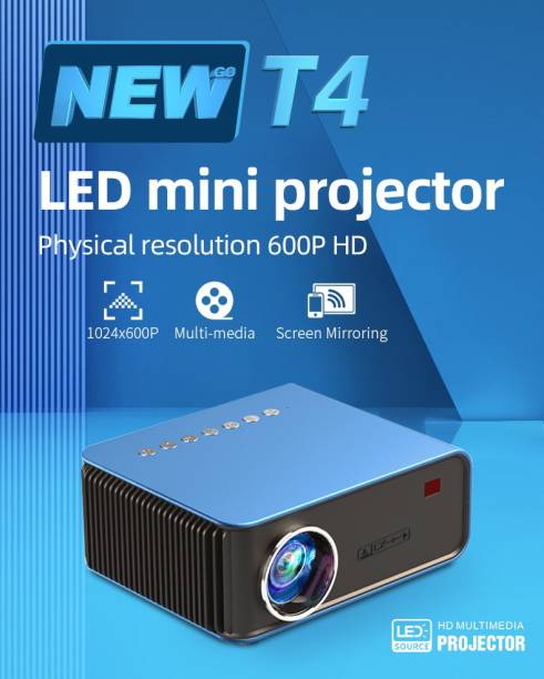 IBS T4 Wifi Mini Portable Projector With Screen Mobile ...