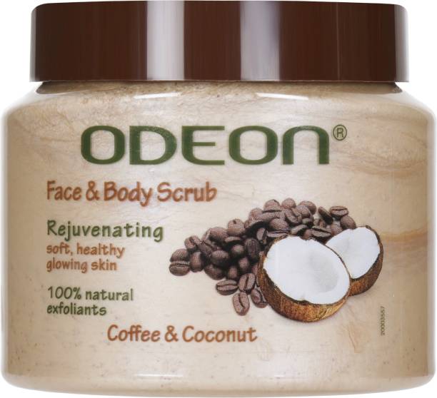 ODEON COFFEE AND COCONUT FACE AND BODY SCRUB 300ML Scrub