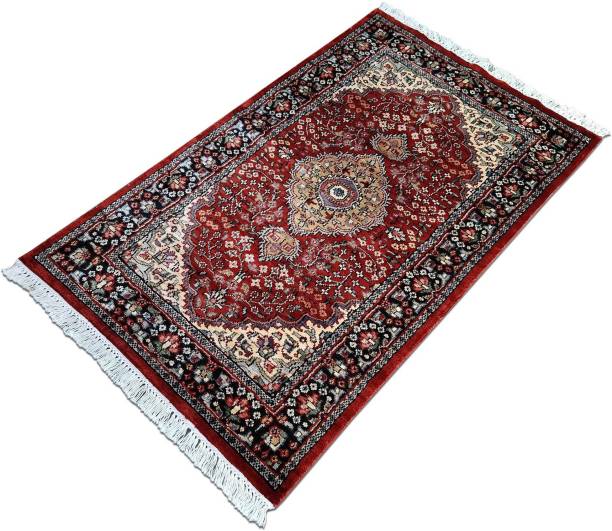 Amma Carpets Multicolor Silk Carpet