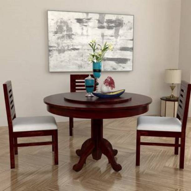 Cherry Wood Rosewood (Sheesham) Solid Wood 3 Seater Dining Set