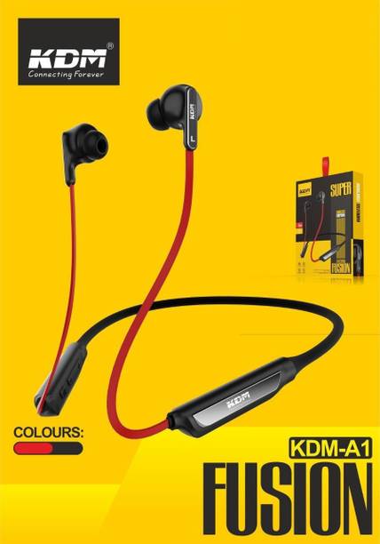 Top Headset Kdm cheap price 5stars Flipkart in India 59 KDM A1 Fustion (Red Wire) 12 Hours Bluetooth Headset
