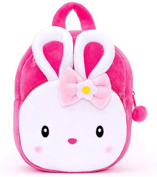 Zoi Kids School Bag Rabbit Soft Plush Cartoon Baby Boys/Girls Plush Bag  - 12 mm