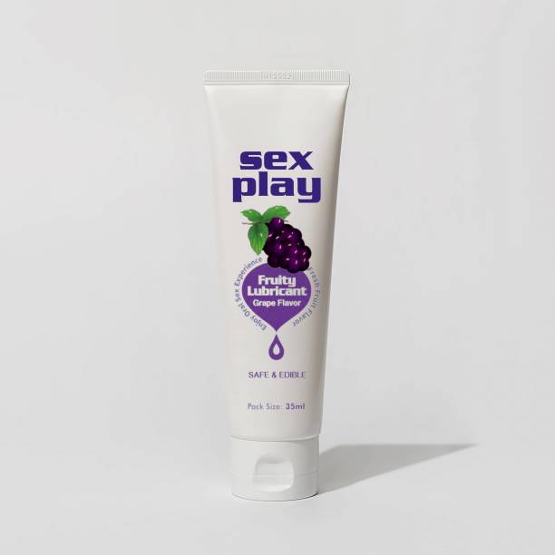 Sex Play Fruity Lubricant - Edible Grape Flavor Lube ( For Oral Play) (35 ml) Lubricant
