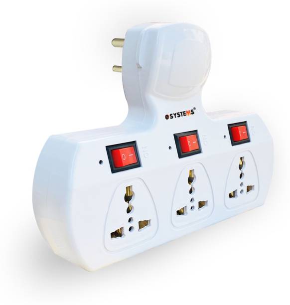 eSYSTEMS Multi Plug Point Universal Socket 6 Amp Extension Board with