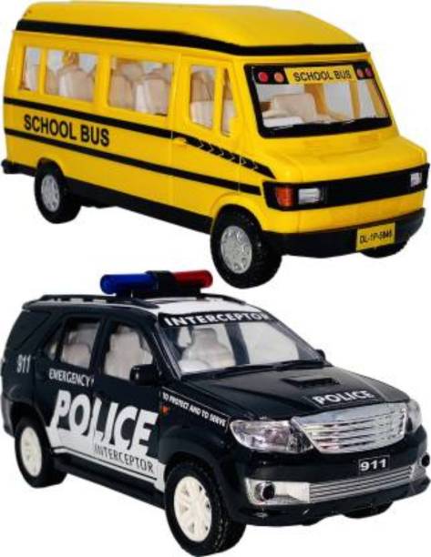 VEDANSHI School Bus & Interceotor Police Car