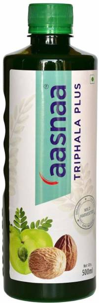 aasnaa Triphala Juice 500ML | Wild Harvest | Certified Organic Raw Material | Boosts Immunity | No Added Sugar Or Flavours