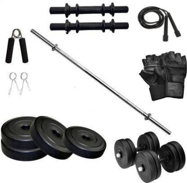 lifecare products 8Kg Home Gym Combo, Home Gym Set , 3F...