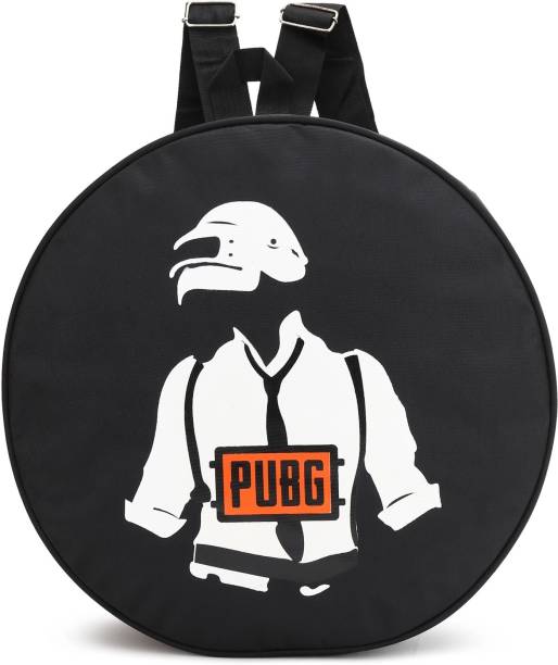 Zoi PUBG Black Round Bag Waterproof Backpack (Black, 15 L) Waterproof Backpack