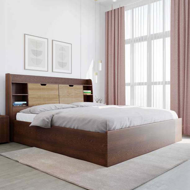 Nilkamal RIVA Engineered Wood King Box Bed