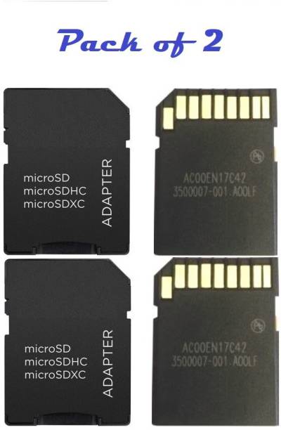 ES MMC Micro SD Memory Card Reader Adapter, Pack of 2 Card Reader