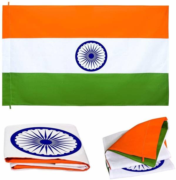 FAZ Indian Flag (20 X 30 Inch) - Tiranga (100% Polyster) Indian National Rectangle Outdoor Flag Flag