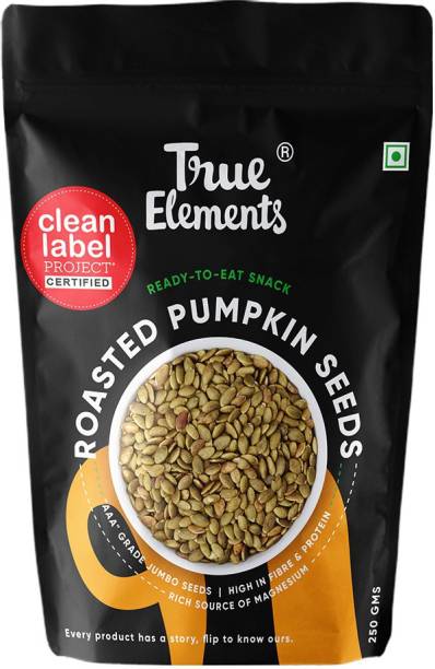 True Elements Roasted Pumpkin Seeds, Boost Immunity seeds for eating, Protein & Fibre rich
