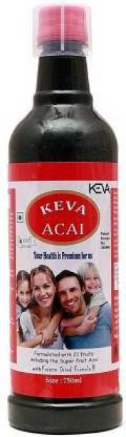 KEVA Acai Berry Juice - Helps in Cleansing, Weight Loss, Antioxidant, Immunity Booster (750 ml)
