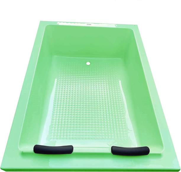 MADONNA Phoenix 6 Feet Portable Freestanding Acrylic for Adults with Side Panel - Green Free-standing Bathtub
