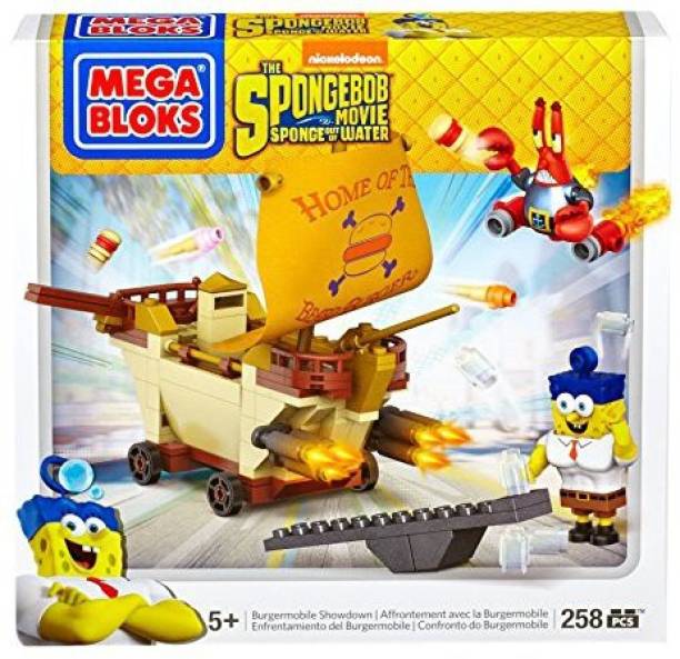 Mega Bloks Bloks SpongeBob Burgermobile Showdown Buildi...