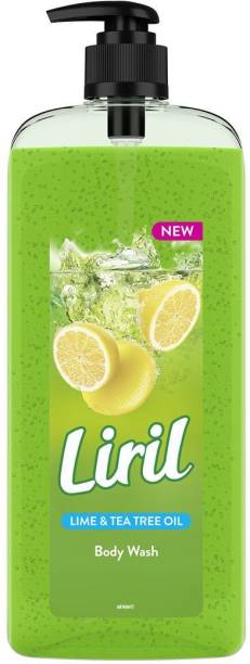 Liril Body Wash, Super Saver�XL�Pump, Lemon & Tea Tree Oil, Paraben Free