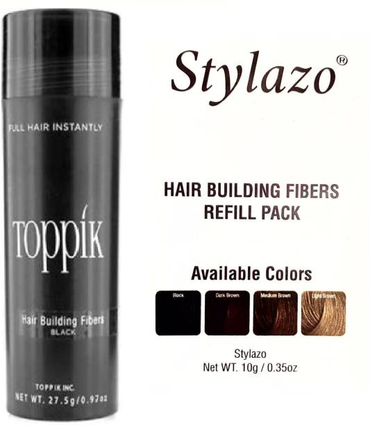 Stylazo black tippik hair fibers 87897656 soft Hair Volumizer powders